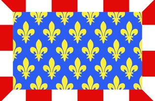 Drapeau Département de l'Indre et Loire