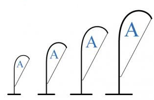 Drapeaux à voile - Drapeaux à goutte