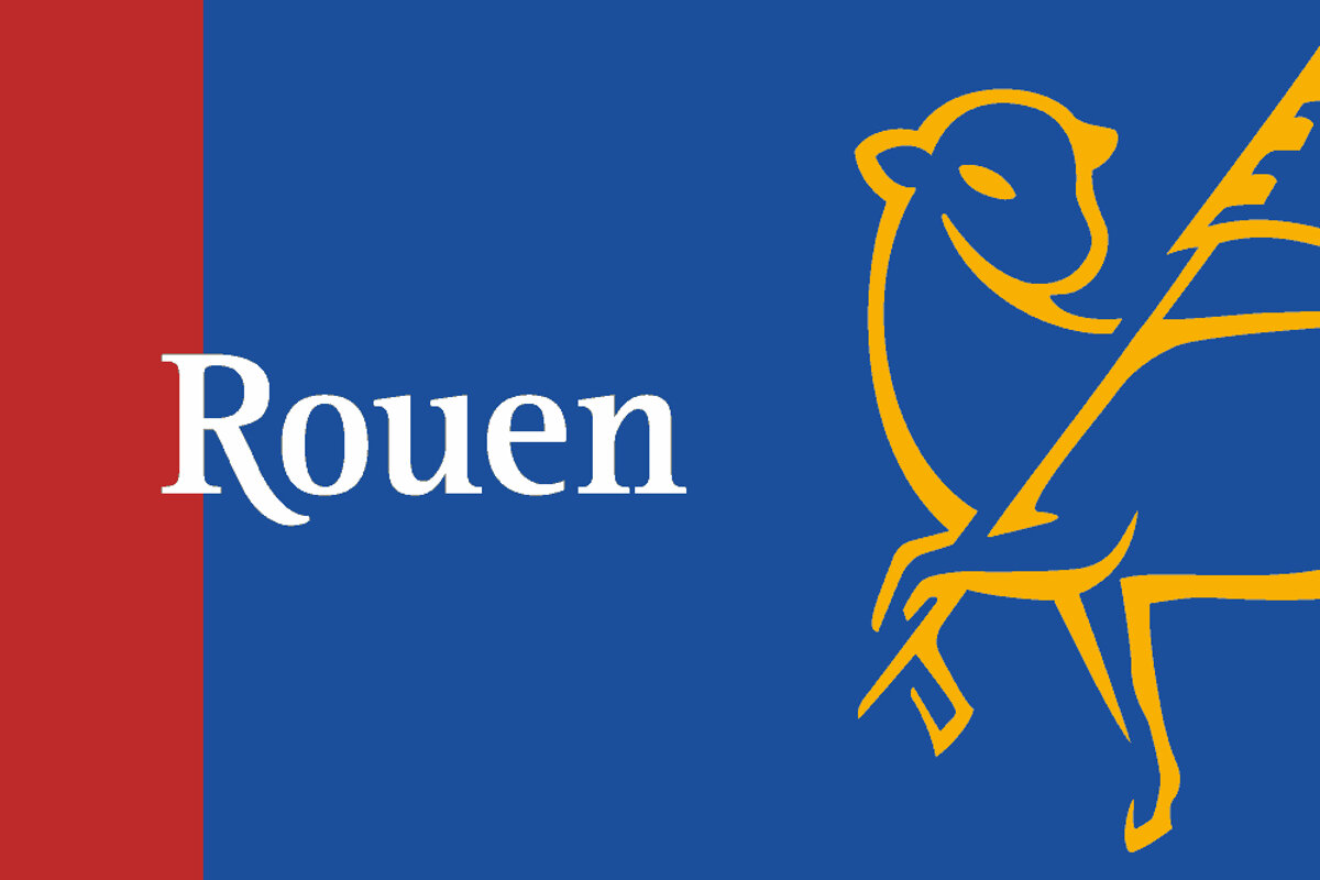 Drapeau Rouen (Logo) - vente en ligne |  Flagsonline.fr