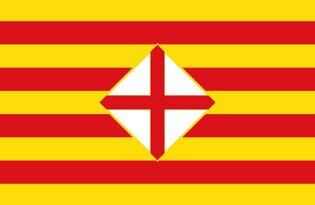 Drapeau Province de Barcelone