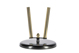 Base noire lux pour 2 hampes