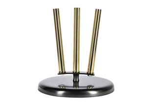 Base noire lux pour 3 hampes