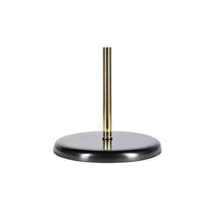 Base noire lux d'intérieur pour 1 hampe