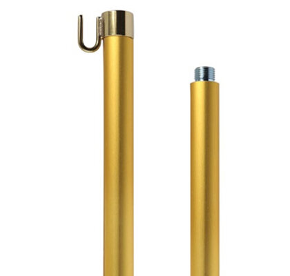 200 cm (2 parties de 1 mètre chacune) - diamètre 22 mm