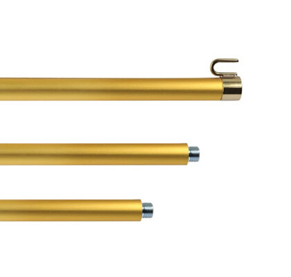 225 cm (3 parties de 75 cm chacune) - diamètre 22 mm