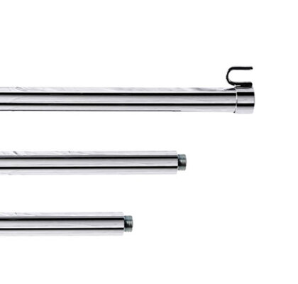 180 cm (3 parties de 60 cm chacune) - diamètre 22 mm