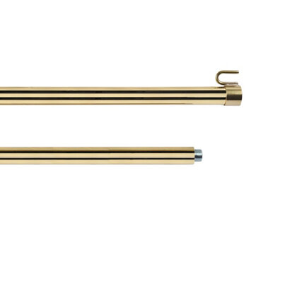 210 cm (2 parties de 105 cm chacune) - diamètre 22 mm