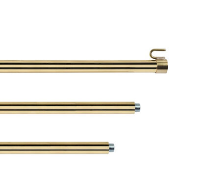 225 cm (3 parties de 75 cm chacune) - diamètre 22 mm